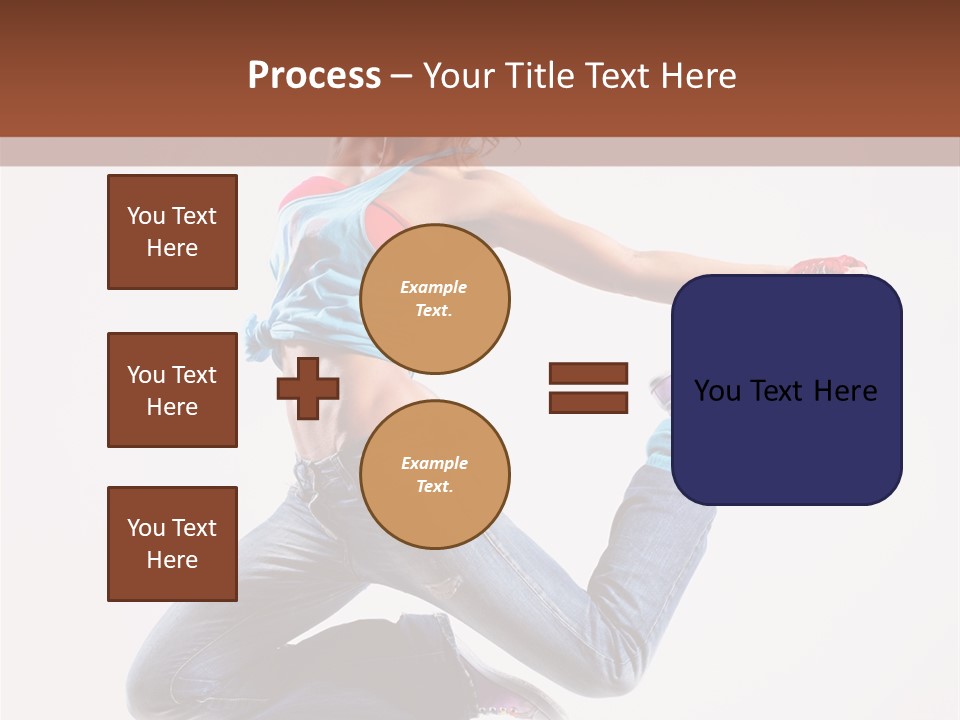 Flexibility Performance Woman PowerPoint Template