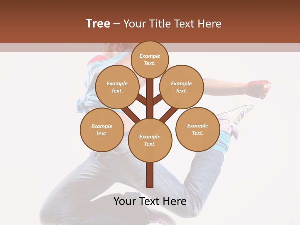 Flexibility Performance Woman PowerPoint Template