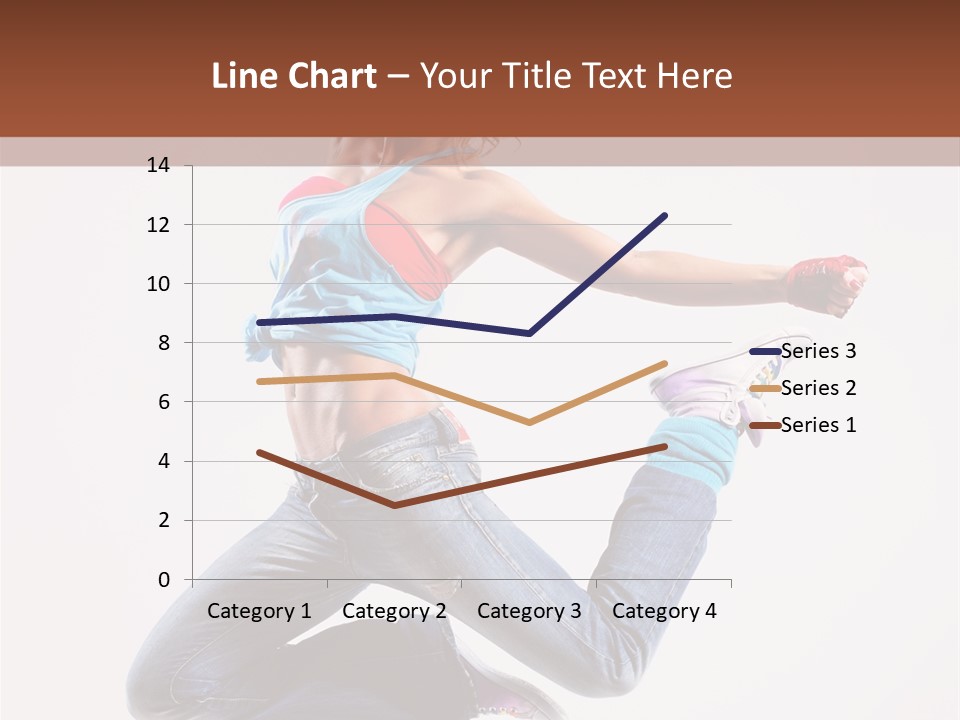 Flexibility Performance Woman PowerPoint Template