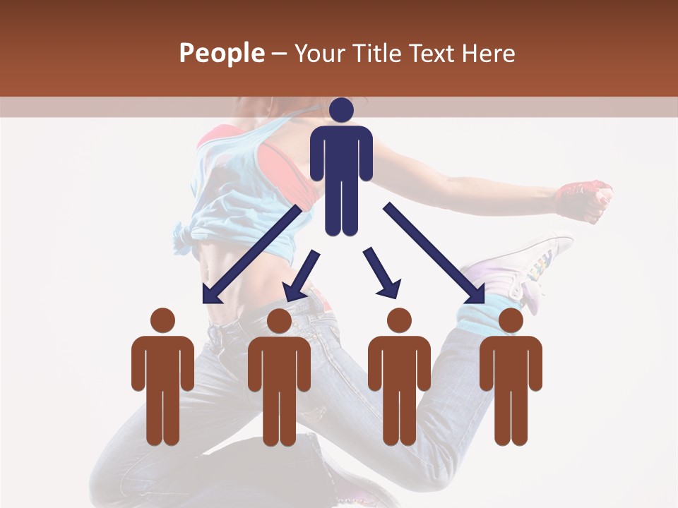 Flexibility Performance Woman PowerPoint Template