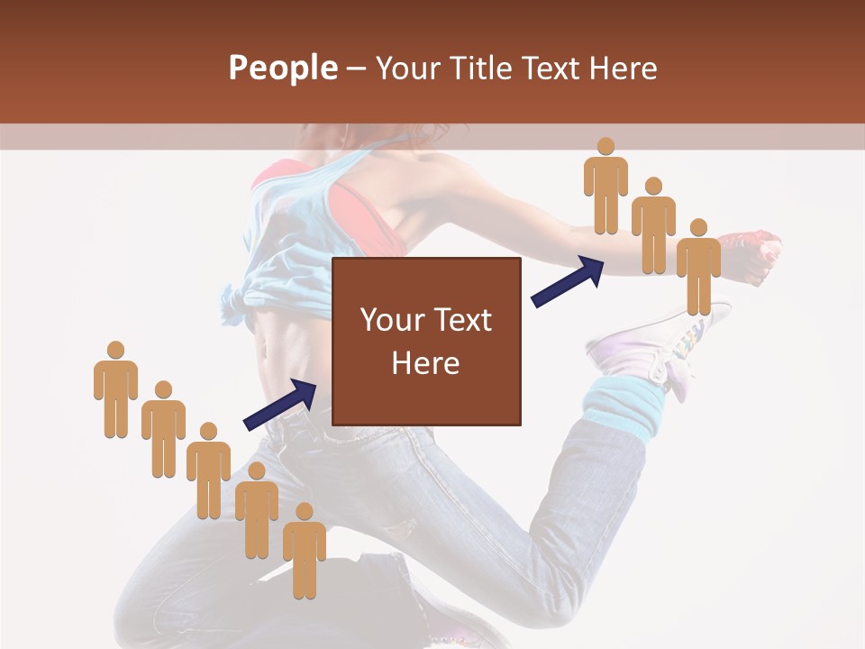 Flexibility Performance Woman PowerPoint Template