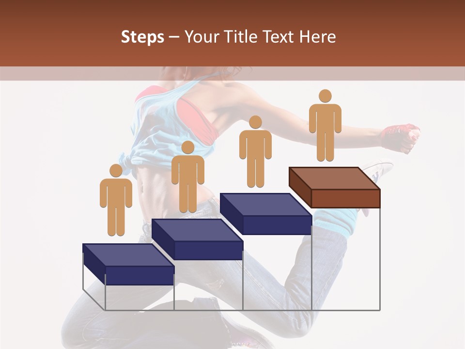 Flexibility Performance Woman PowerPoint Template