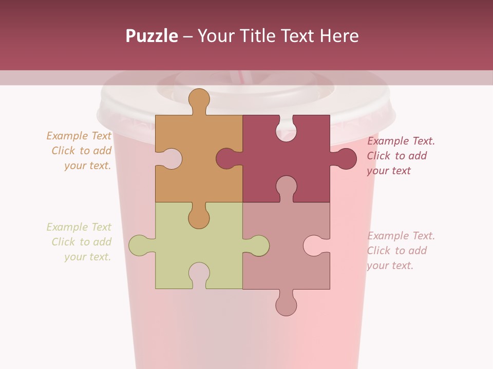 Isolated Single Use Liquid PowerPoint Template