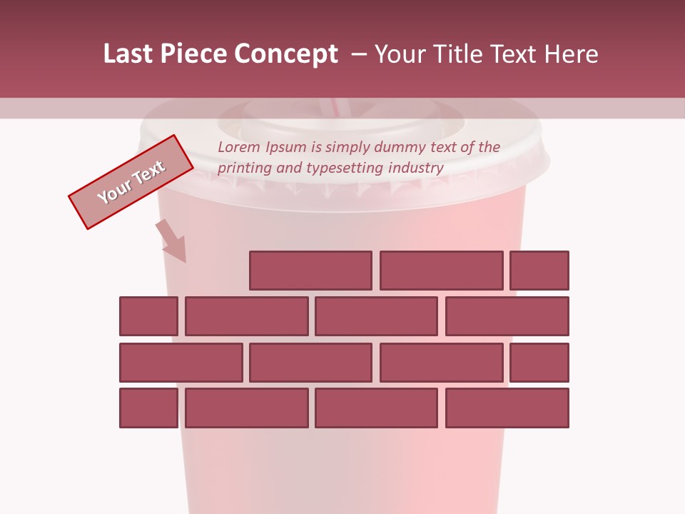 Isolated Single Use Liquid PowerPoint Template