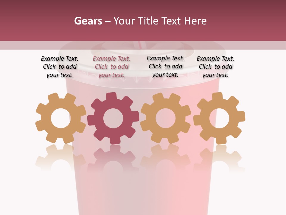 Isolated Single Use Liquid PowerPoint Template