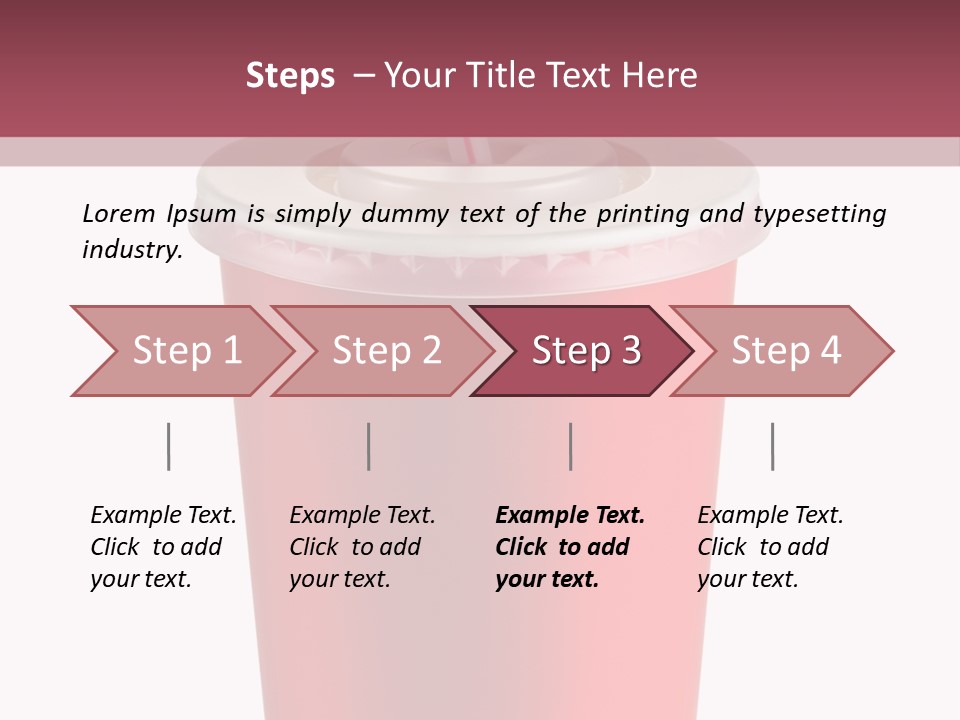 Isolated Single Use Liquid PowerPoint Template