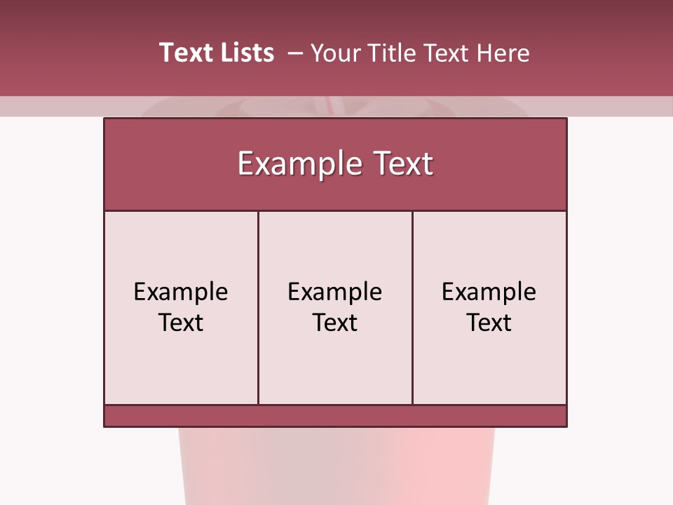 Isolated Single Use Liquid PowerPoint Template
