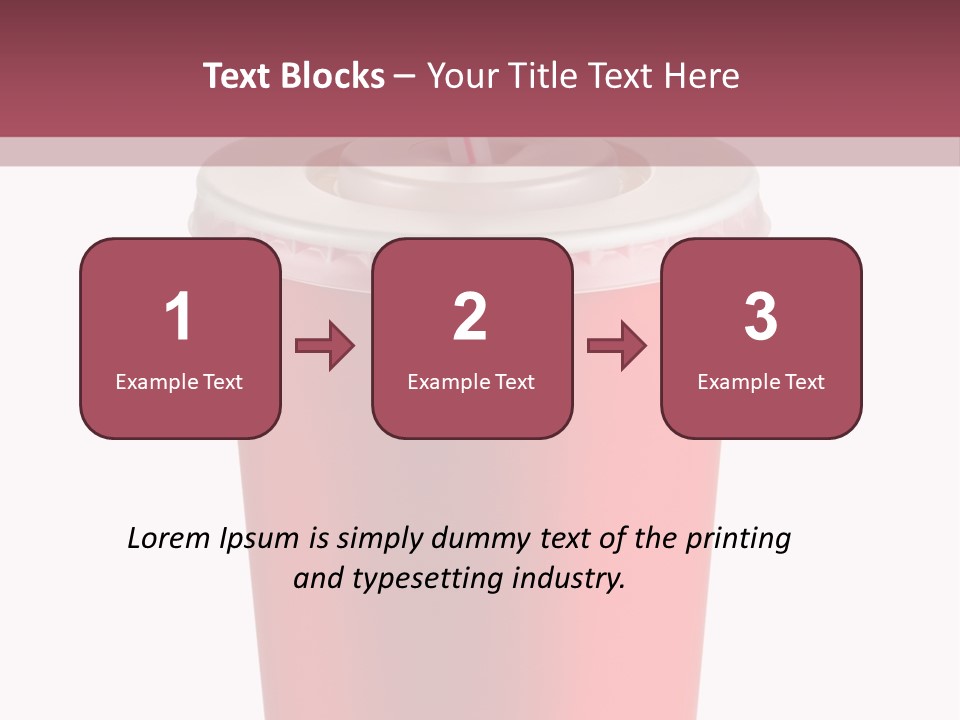 Isolated Single Use Liquid PowerPoint Template