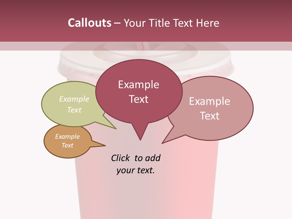 Isolated Single Use Liquid PowerPoint Template