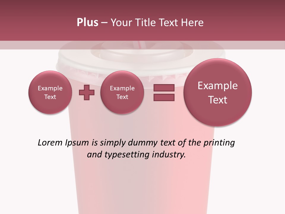 Isolated Single Use Liquid PowerPoint Template