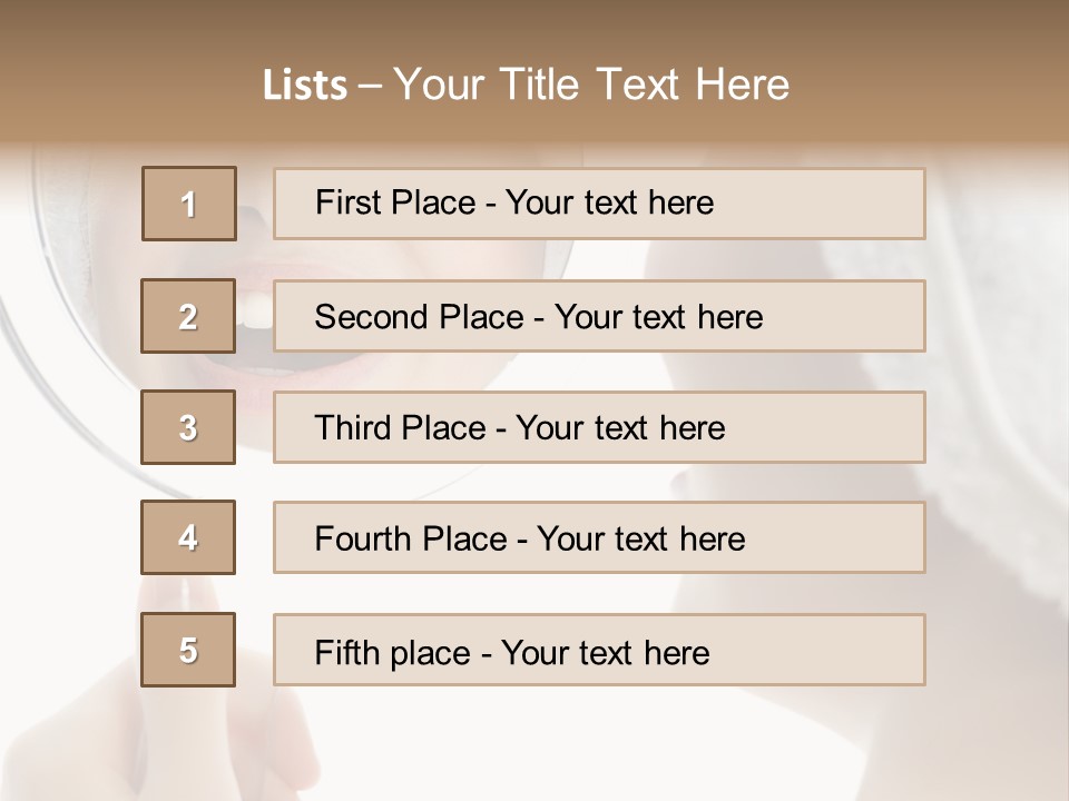 Beautiful Morning Beauty PowerPoint Template