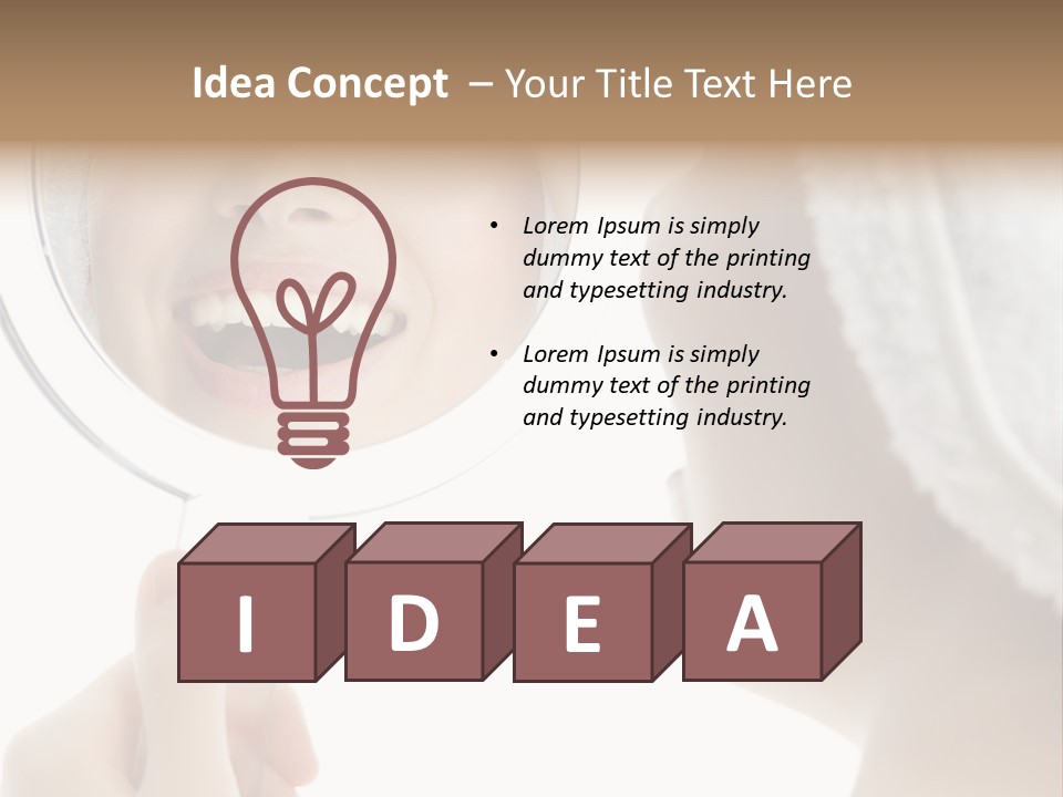 Beautiful Morning Beauty PowerPoint Template