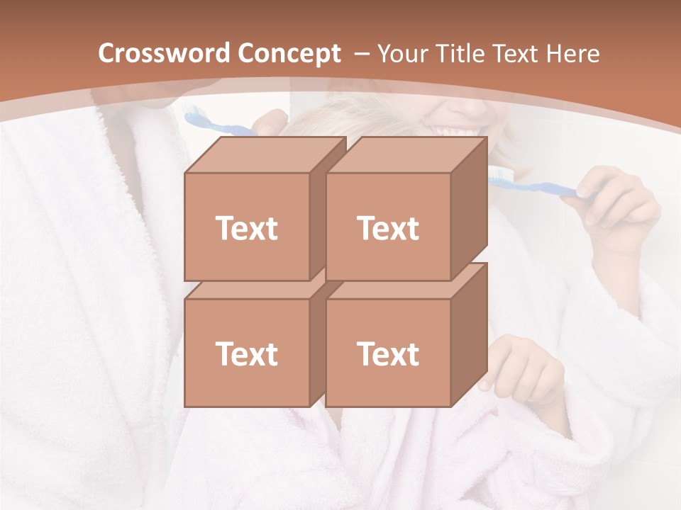 Parents Smiling Adults PowerPoint Template