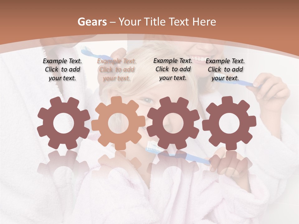 Parents Smiling Adults PowerPoint Template