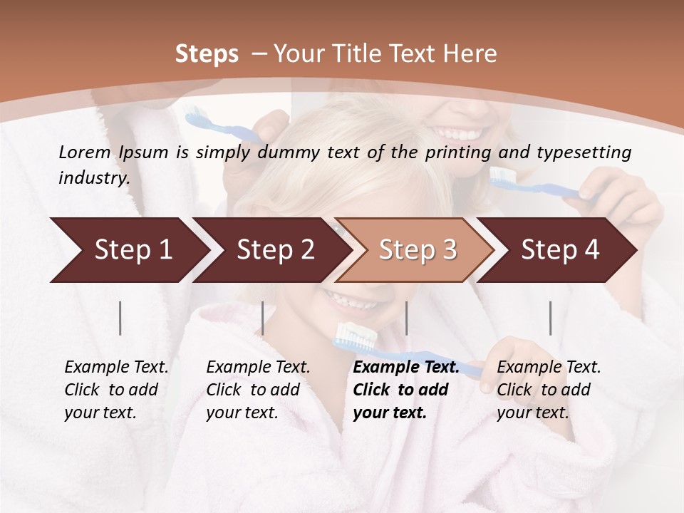 Parents Smiling Adults PowerPoint Template