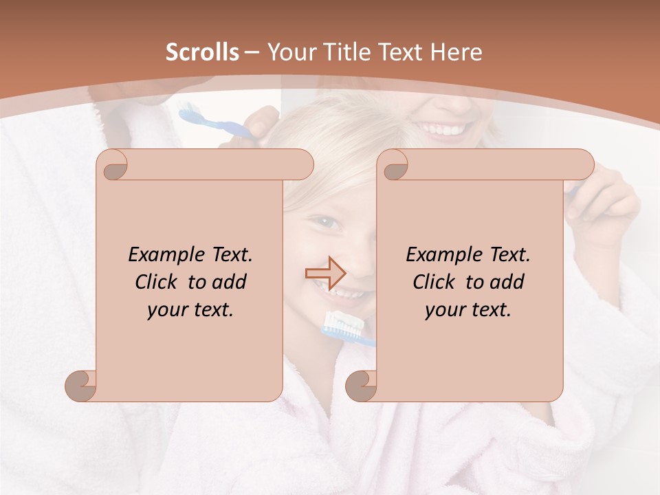 Parents Smiling Adults PowerPoint Template