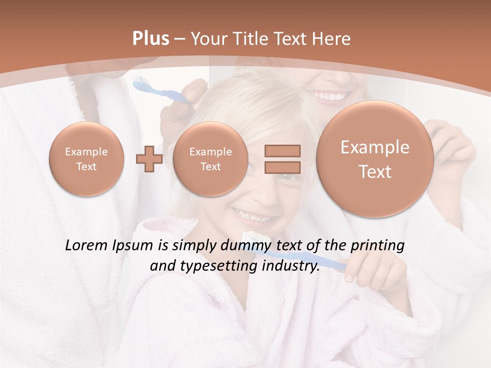 Parents Smiling Adults PowerPoint Template