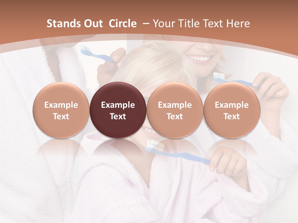 Parents Smiling Adults PowerPoint Template