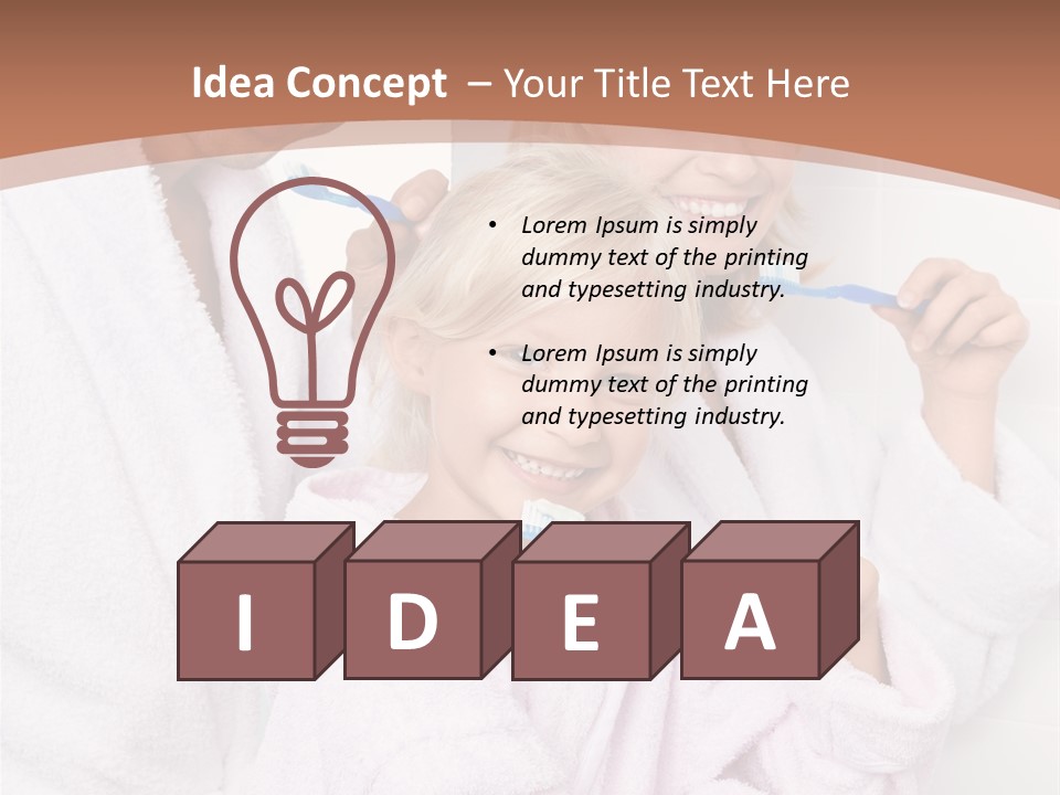 Parents Smiling Adults PowerPoint Template