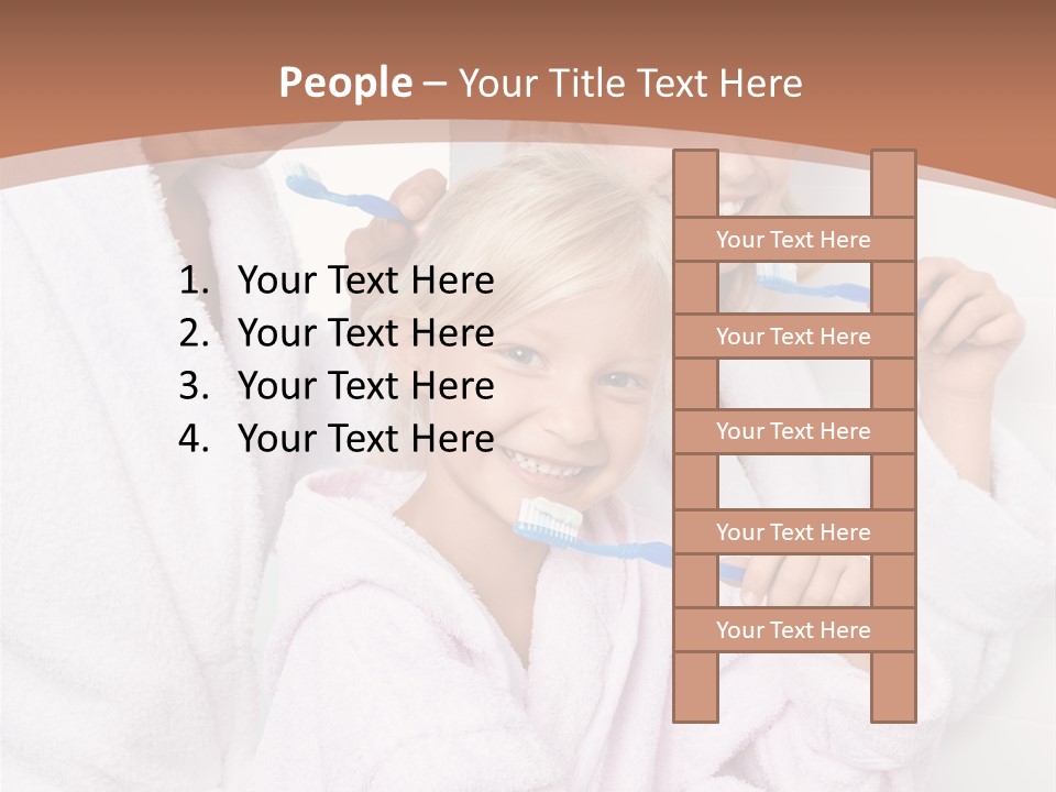 Parents Smiling Adults PowerPoint Template