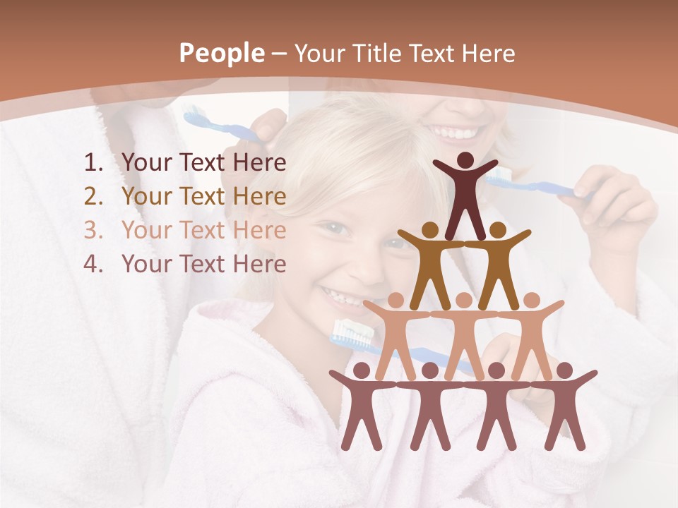 Parents Smiling Adults PowerPoint Template