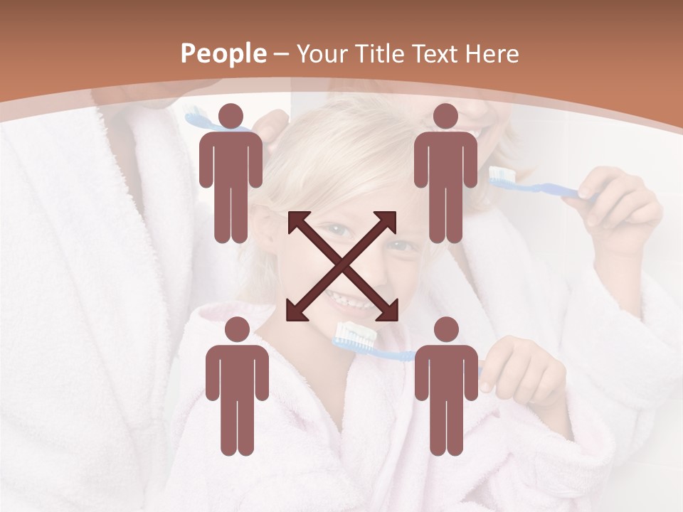 Parents Smiling Adults PowerPoint Template