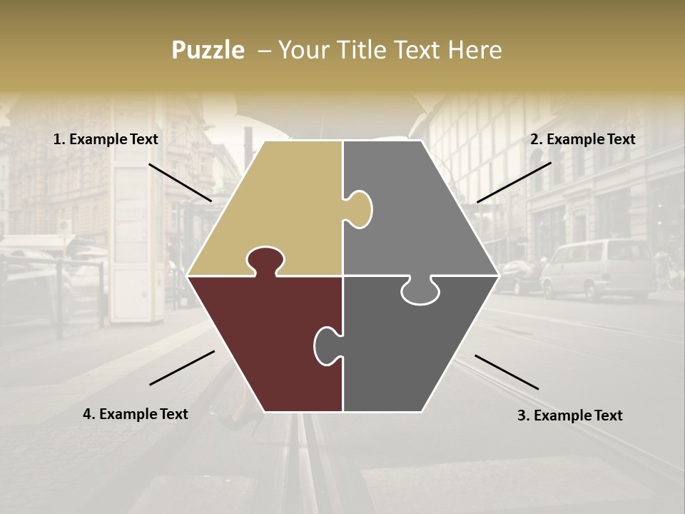 Woman Urban Profile PowerPoint Template