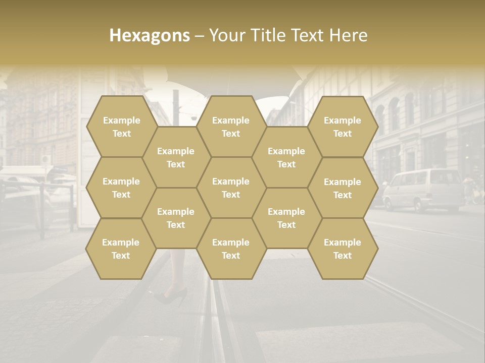 Woman Urban Profile PowerPoint Template