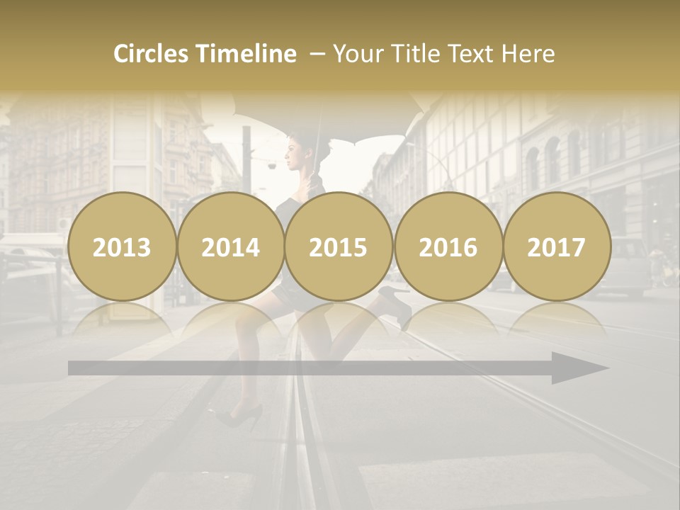 Woman Urban Profile PowerPoint Template