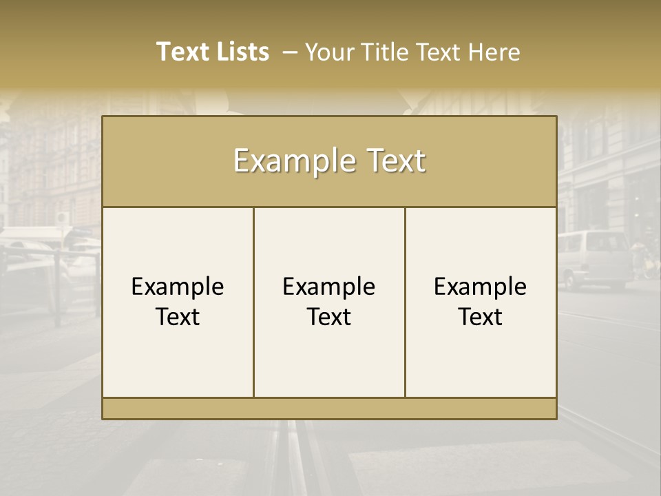 Woman Urban Profile PowerPoint Template