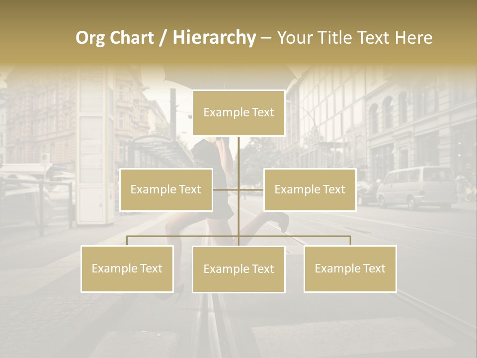 Woman Urban Profile PowerPoint Template