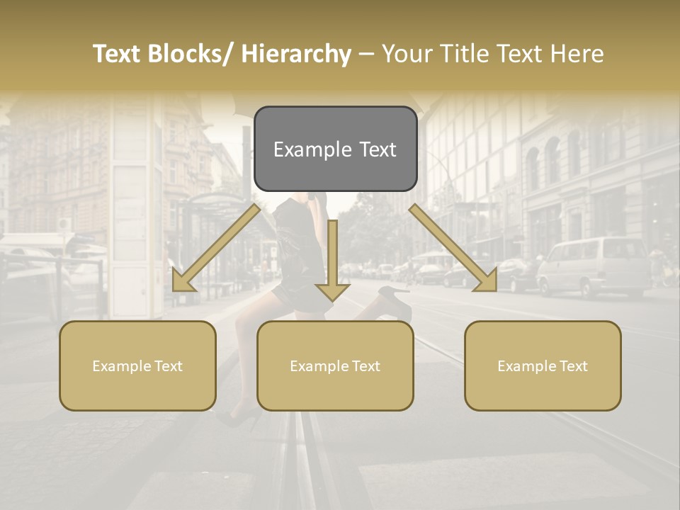 Woman Urban Profile PowerPoint Template