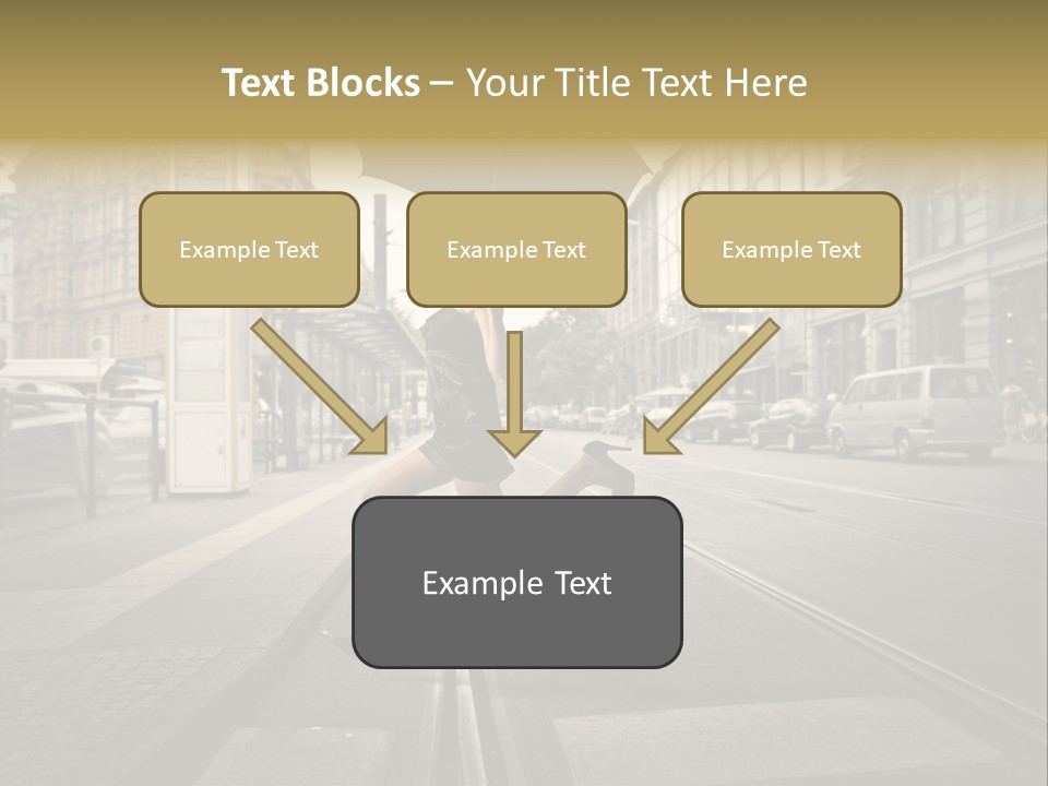 Woman Urban Profile PowerPoint Template