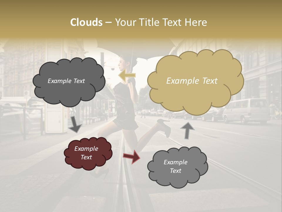 Woman Urban Profile PowerPoint Template