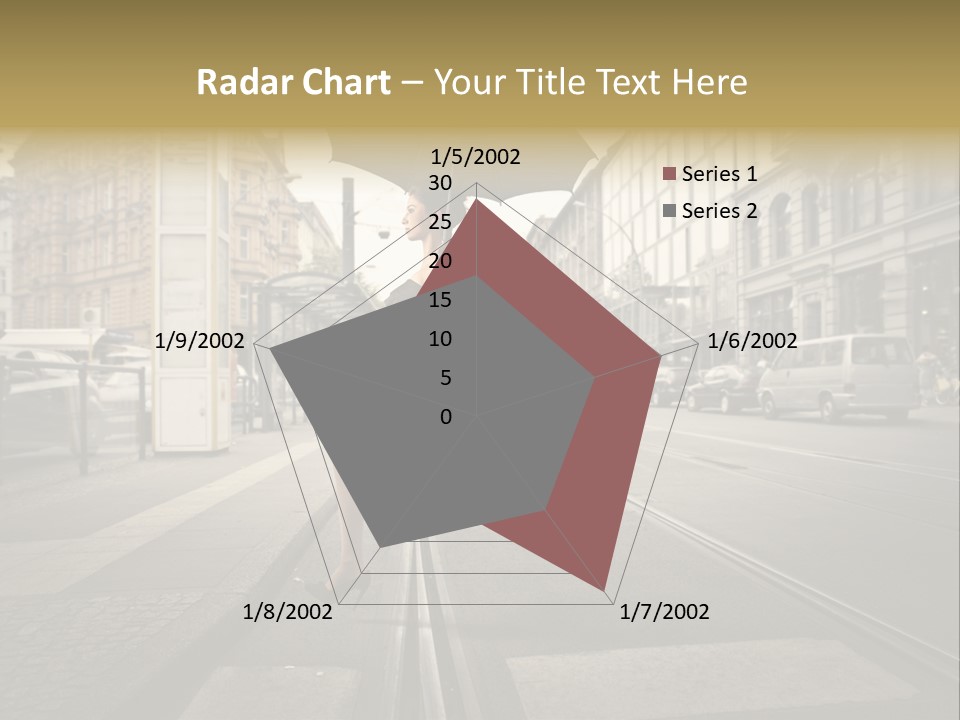 Woman Urban Profile PowerPoint Template