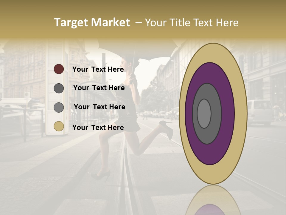 Woman Urban Profile PowerPoint Template