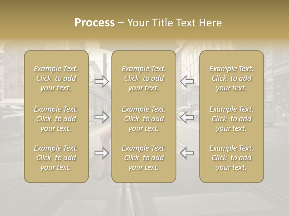 Woman Urban Profile PowerPoint Template