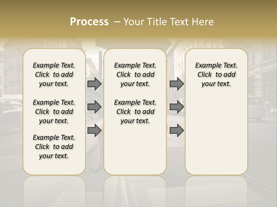 Woman Urban Profile PowerPoint Template