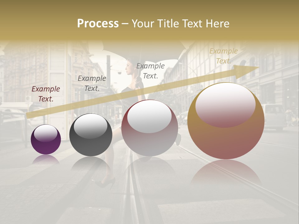 Woman Urban Profile PowerPoint Template