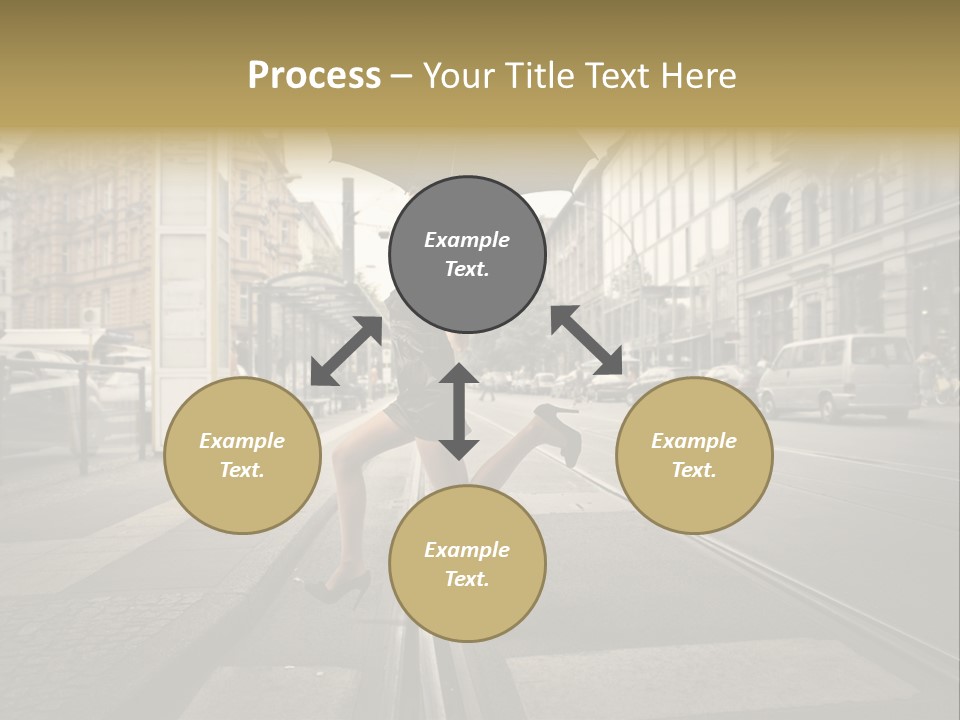 Woman Urban Profile PowerPoint Template