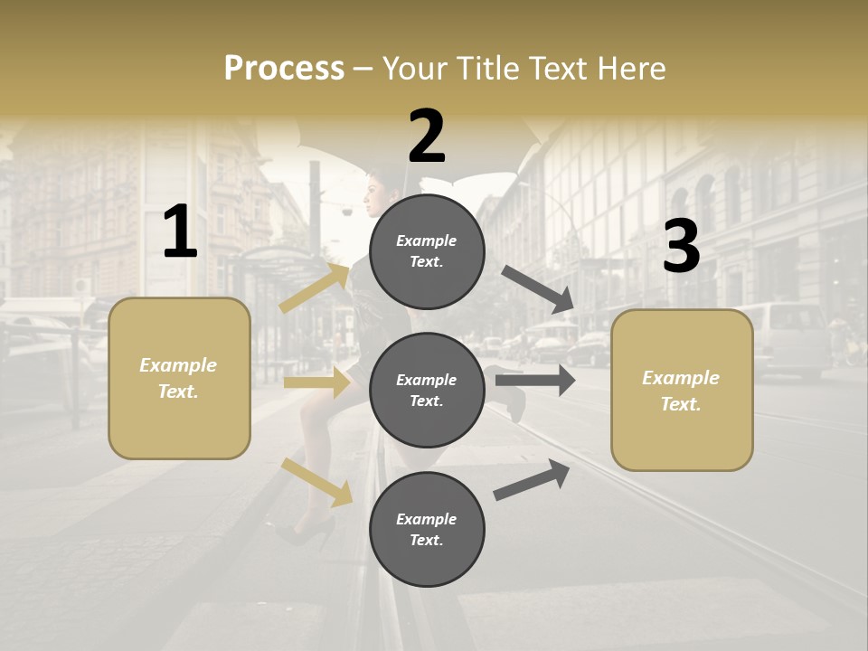 Woman Urban Profile PowerPoint Template