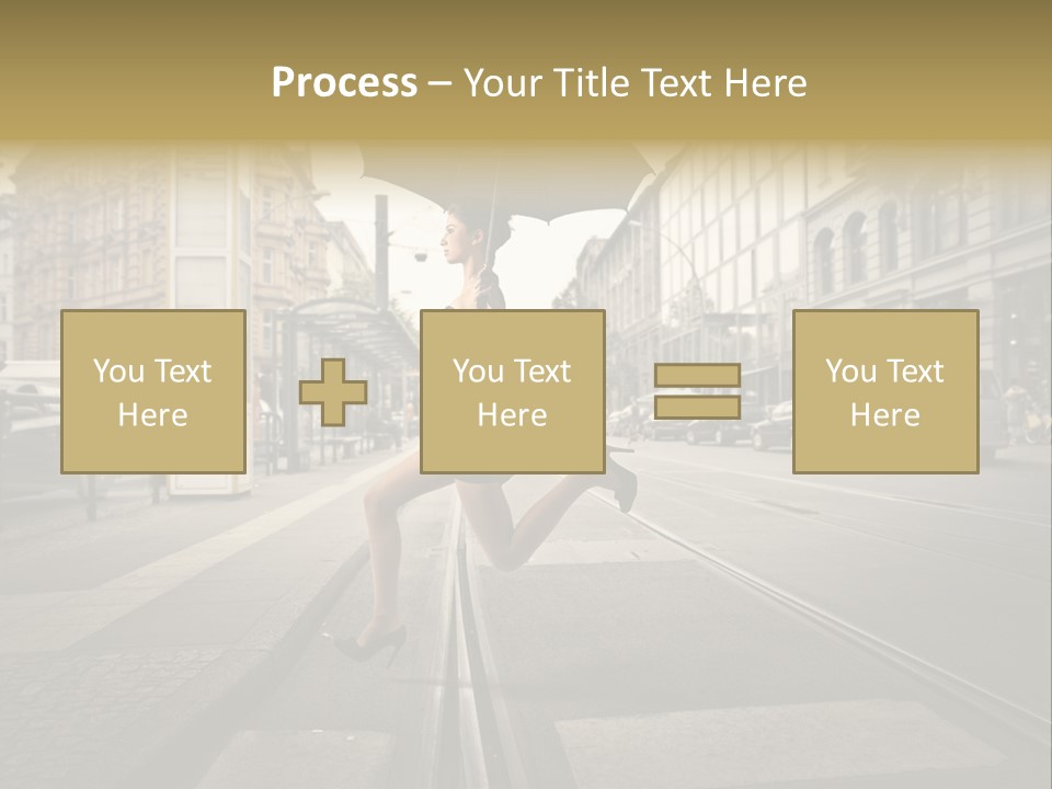 Woman Urban Profile PowerPoint Template