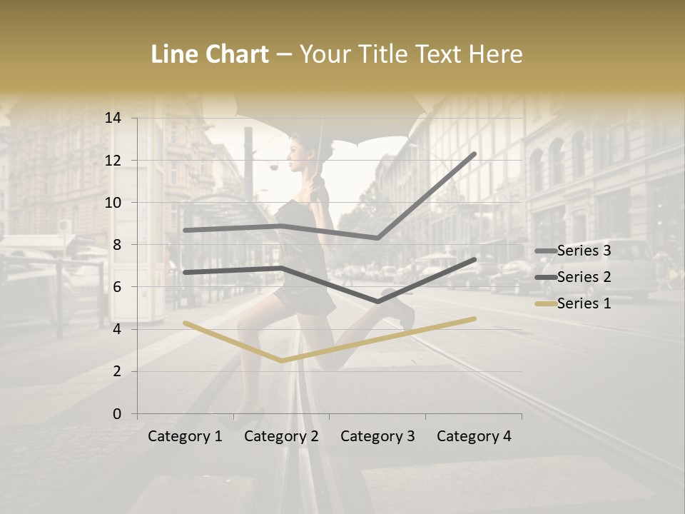 Woman Urban Profile PowerPoint Template