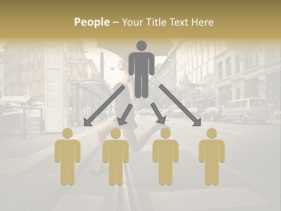 Woman Urban Profile PowerPoint Template