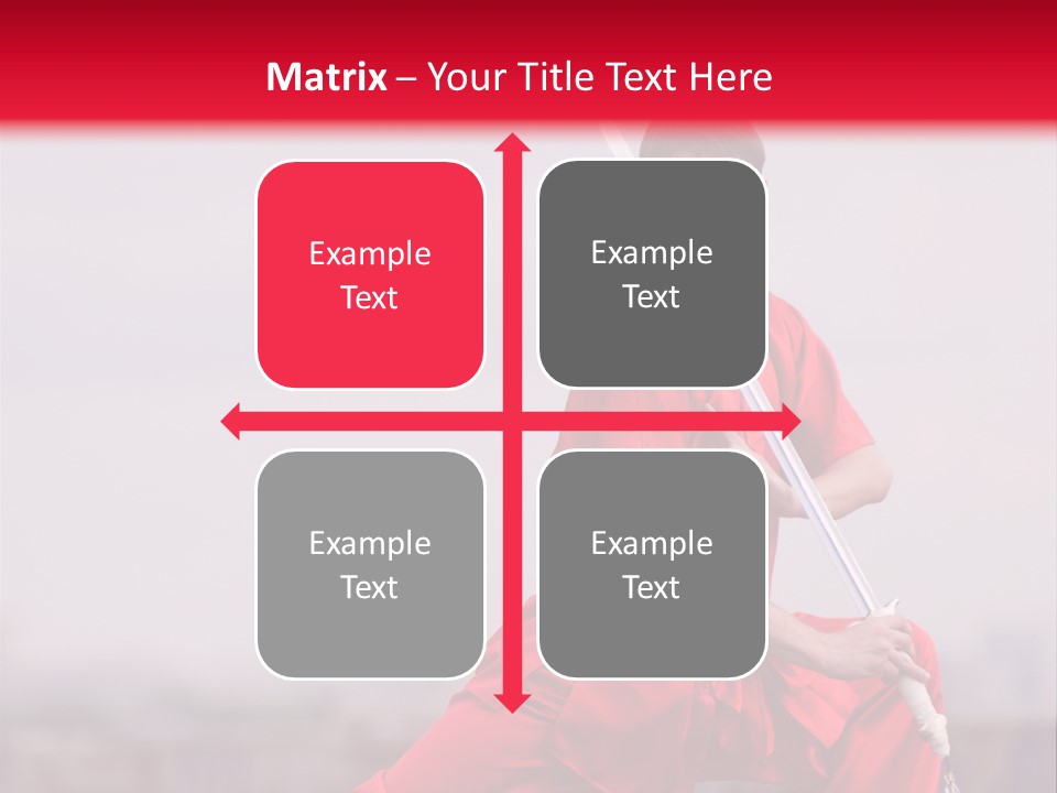 Active Combat Fighter PowerPoint Template