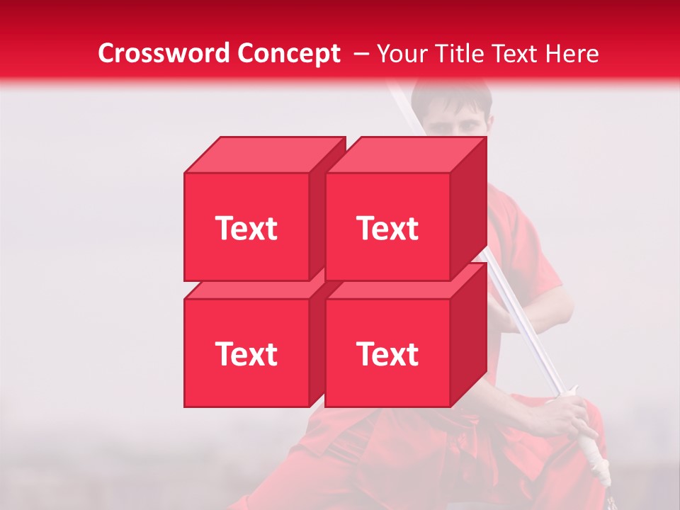 Active Combat Fighter PowerPoint Template