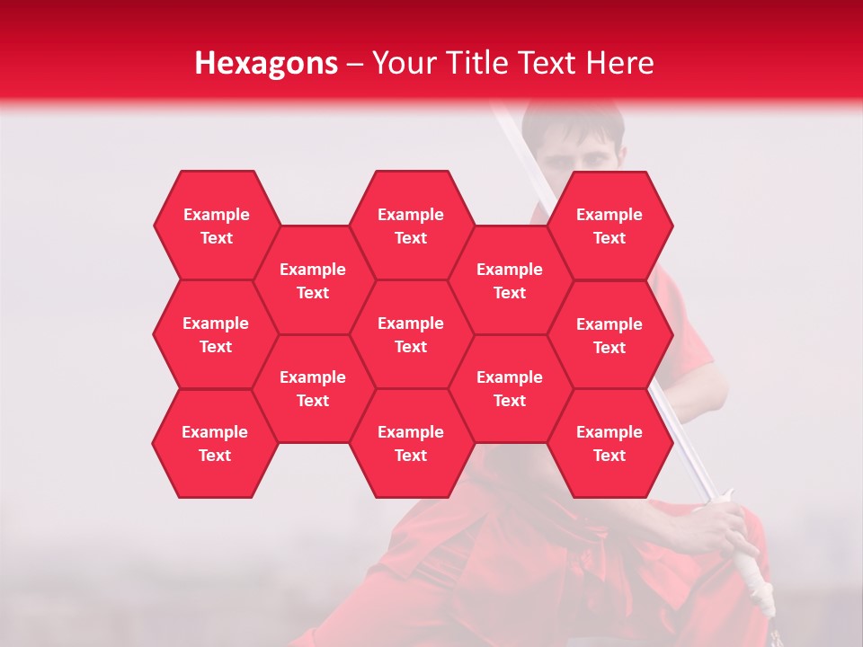 Active Combat Fighter PowerPoint Template