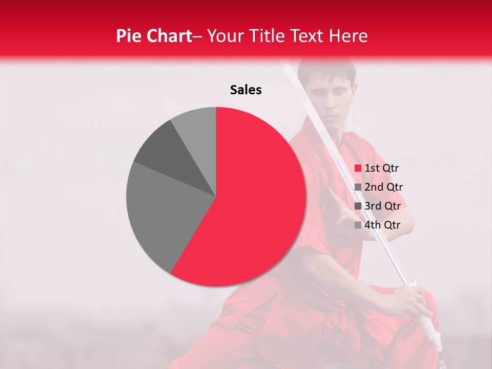 Active Combat Fighter PowerPoint Template