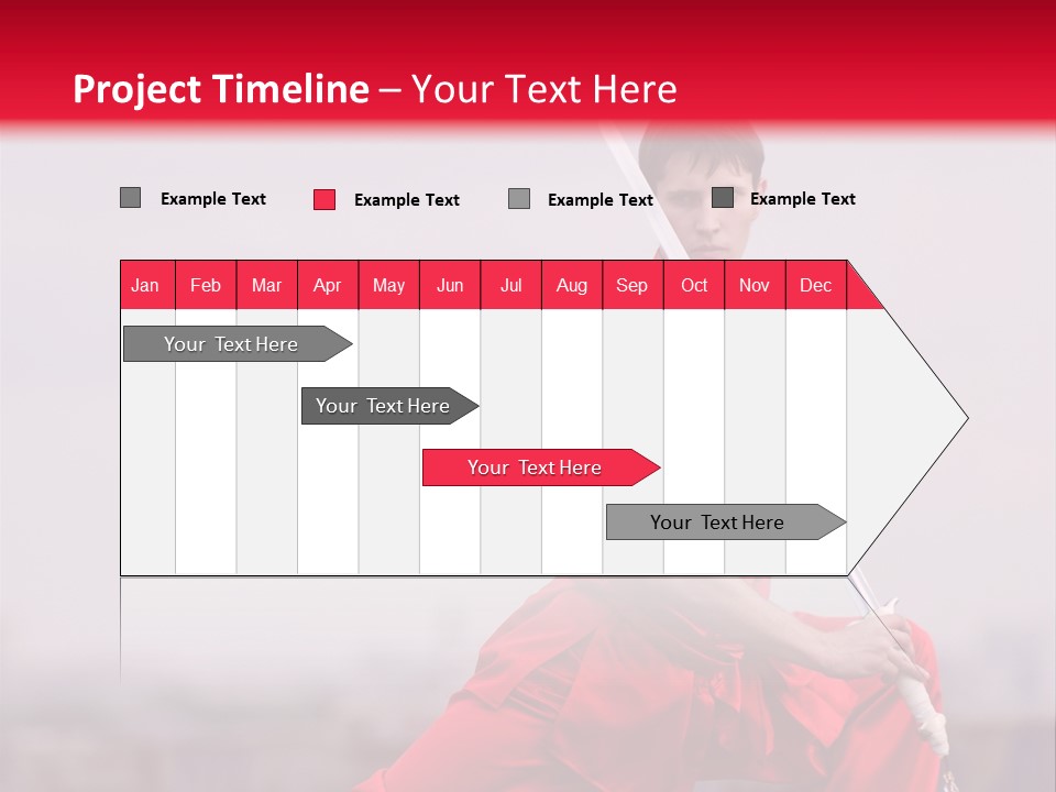 Active Combat Fighter PowerPoint Template