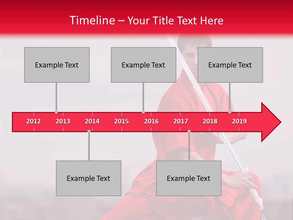 Active Combat Fighter PowerPoint Template
